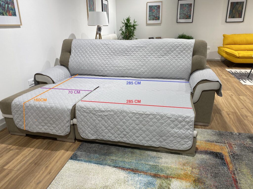 MISURE COPRIDIVANO 4P CHAISE